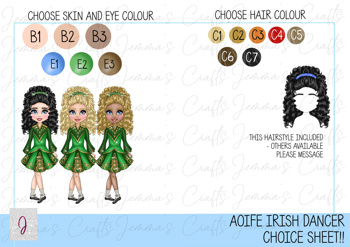 AOIFE - IRISH DANCER - EMERALD