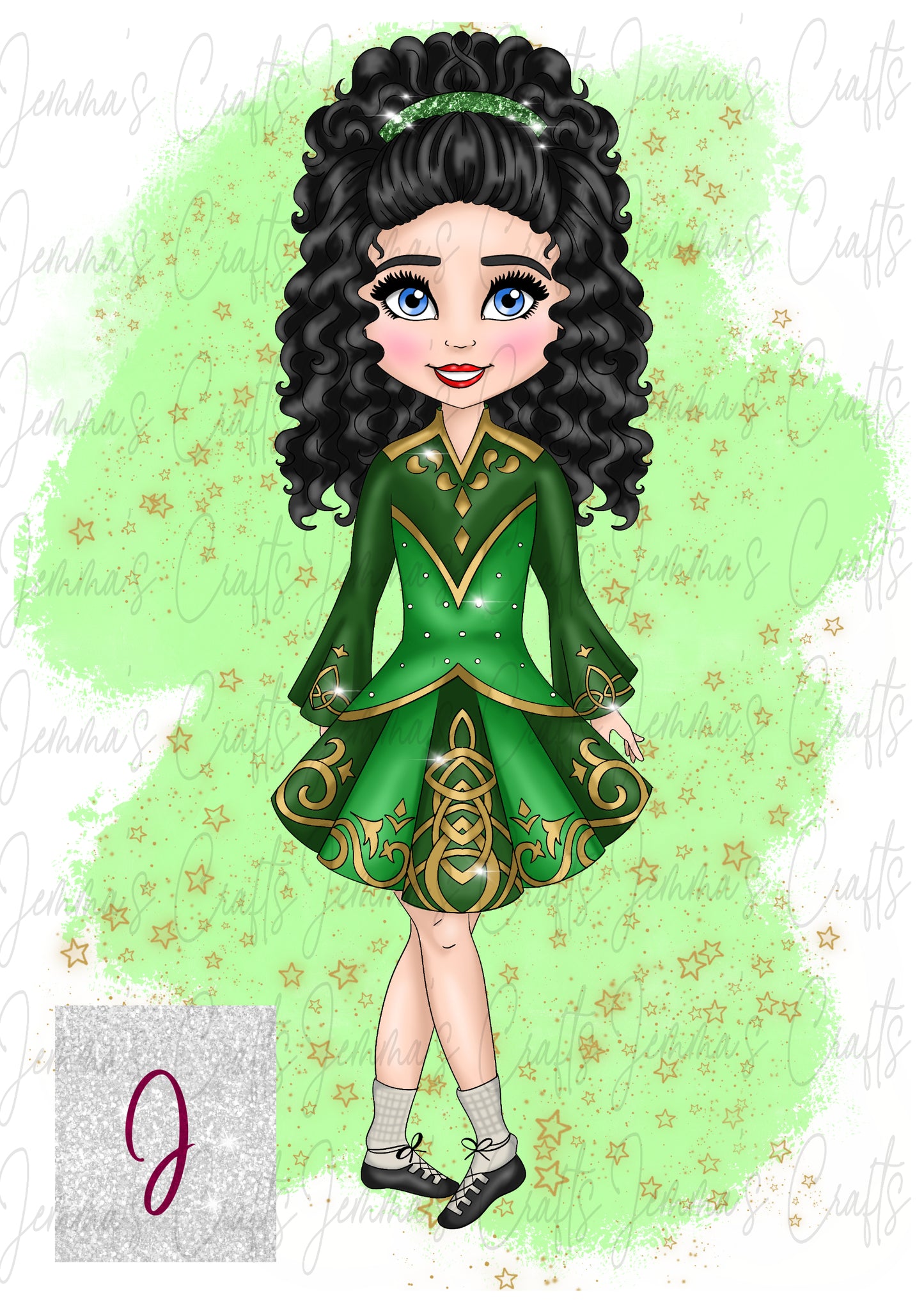 AOIFE - IRISH DANCER - EMERALD