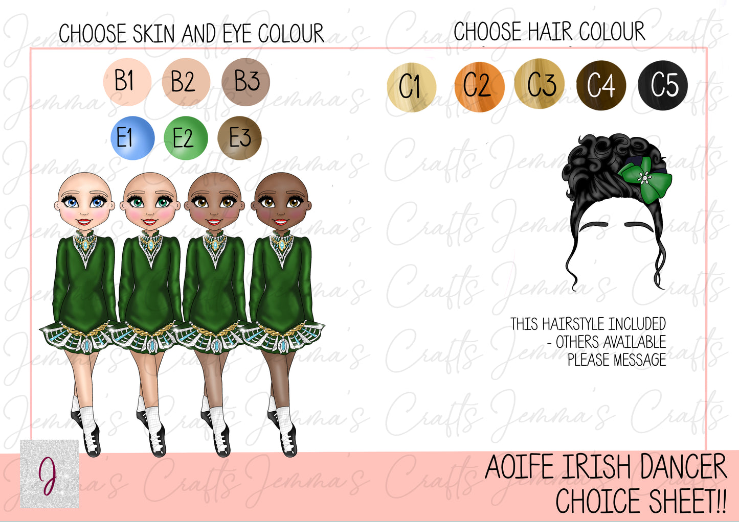 AOIFE - IRISH DANCER - GREEN