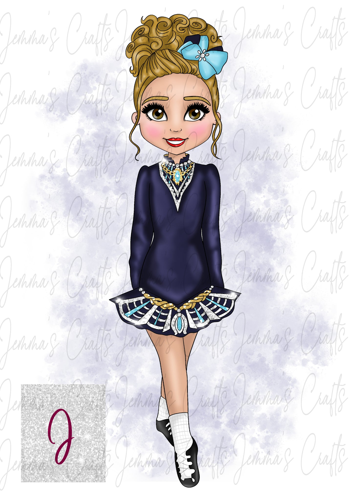 AOIFE - IRISH DANCER - NAVY