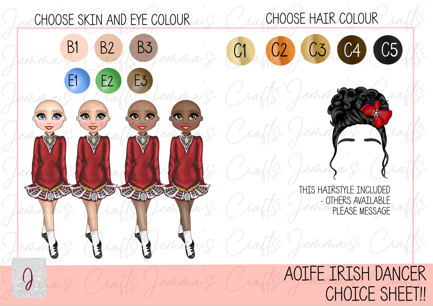 AOIFE - IRISH DANCER - RED