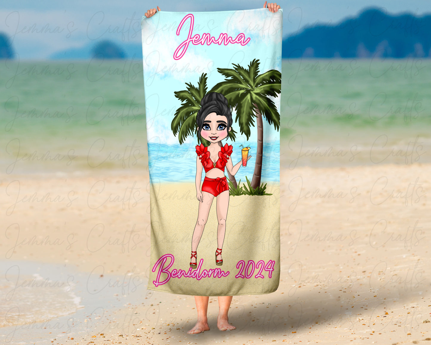 Personalised Beach / Pool Towel