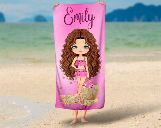 PERSONALISED BEACH TOWEL