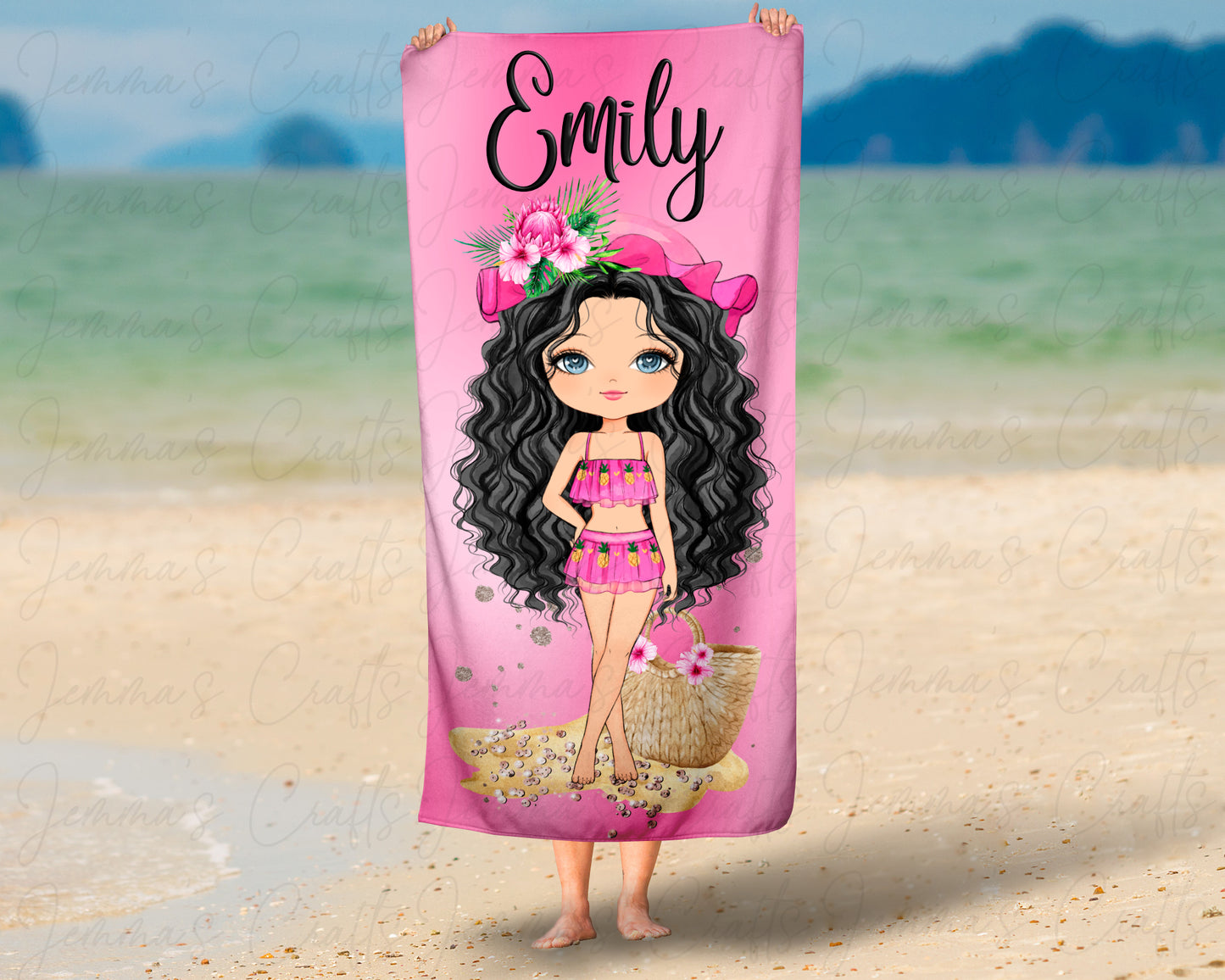 PERSONALISED BEACH TOWEL