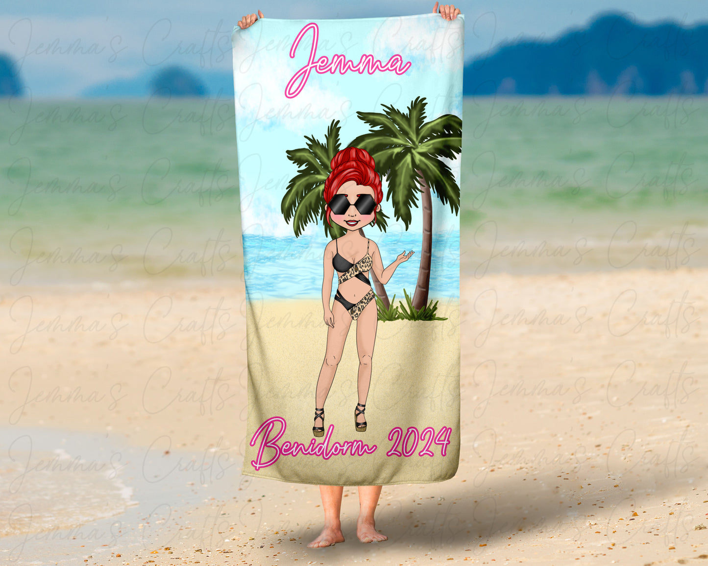 Personalised Beach / Pool Towel