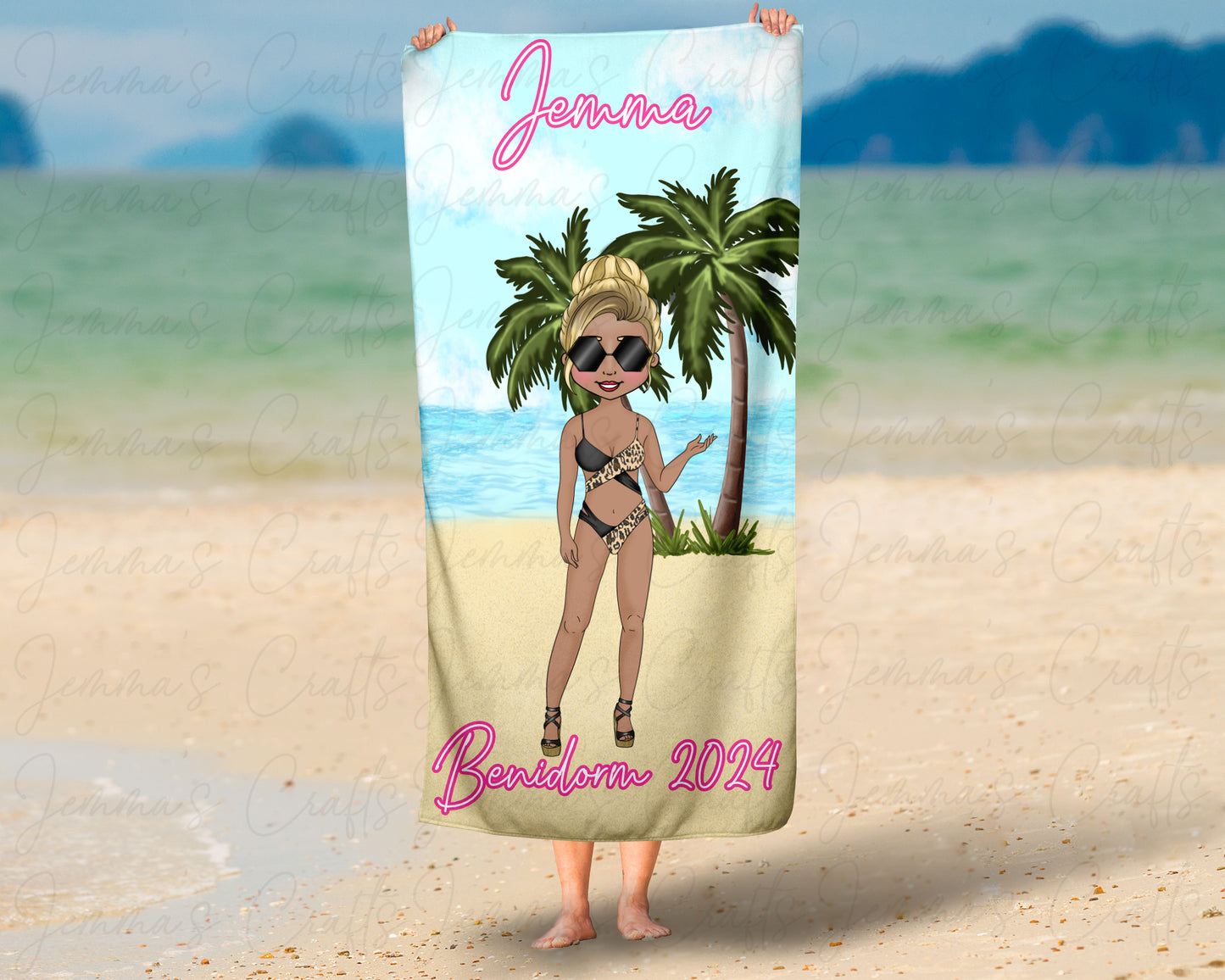 Personalised Beach / Pool Towel