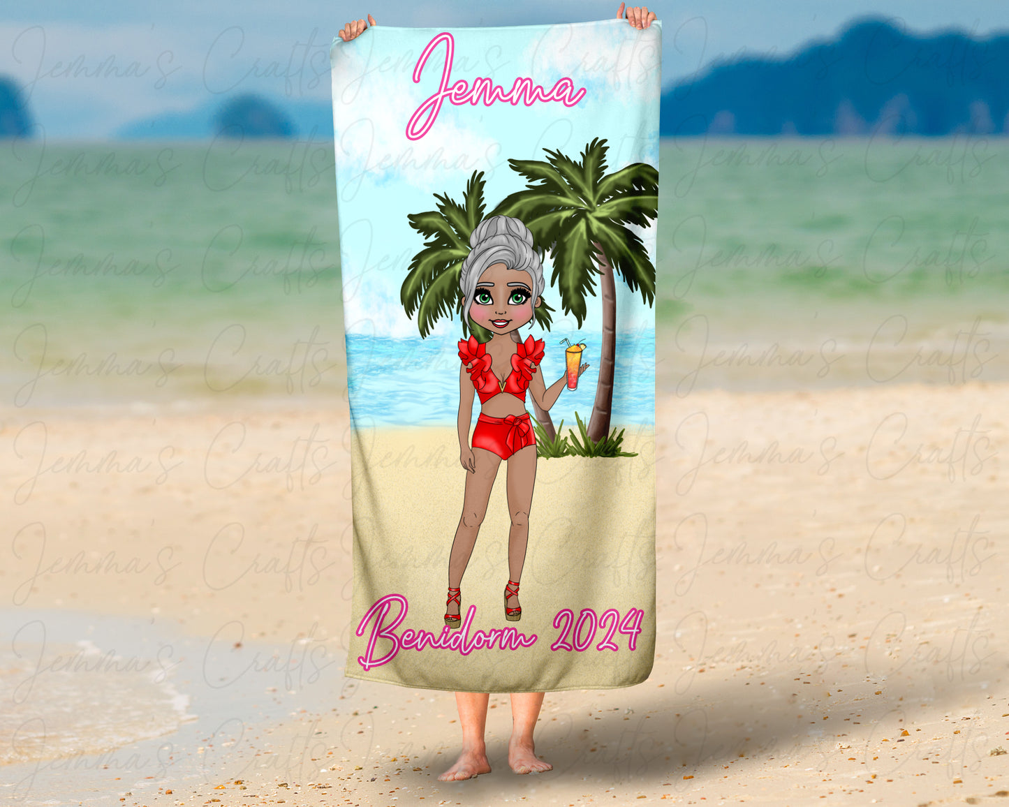 Personalised Beach / Pool Towel