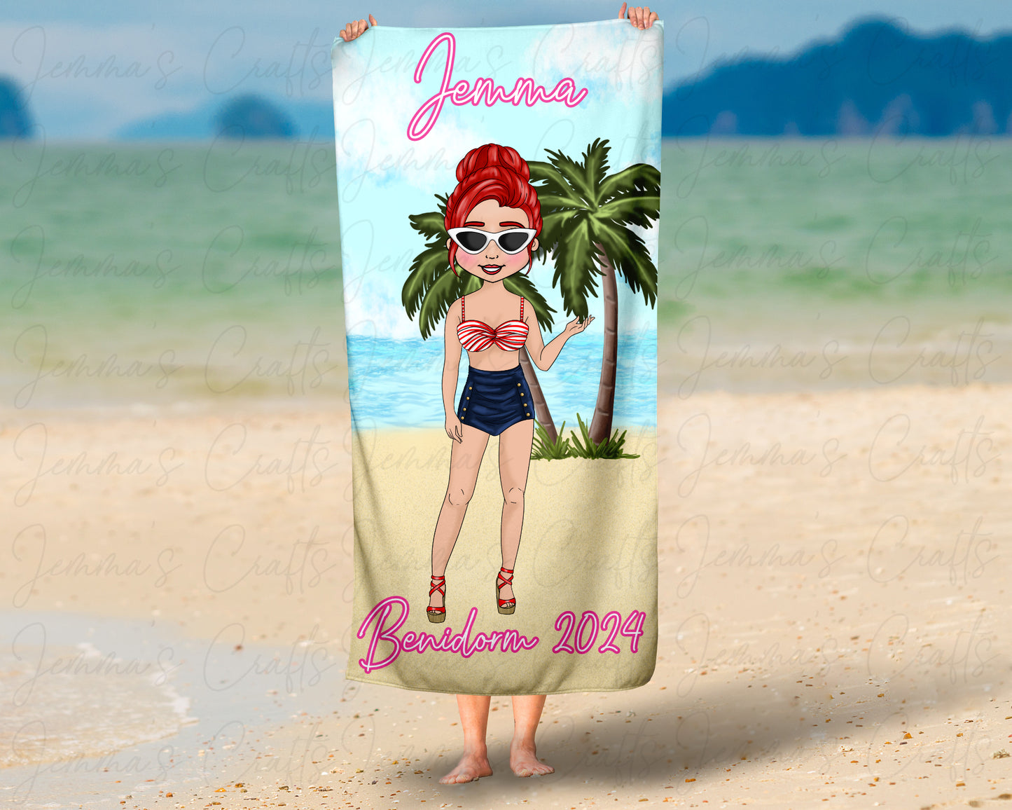 Personalised Beach / Pool Towel