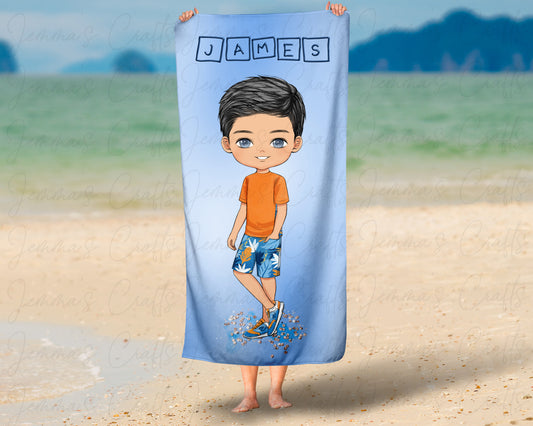 PERSONALISED BEACH TOWEL