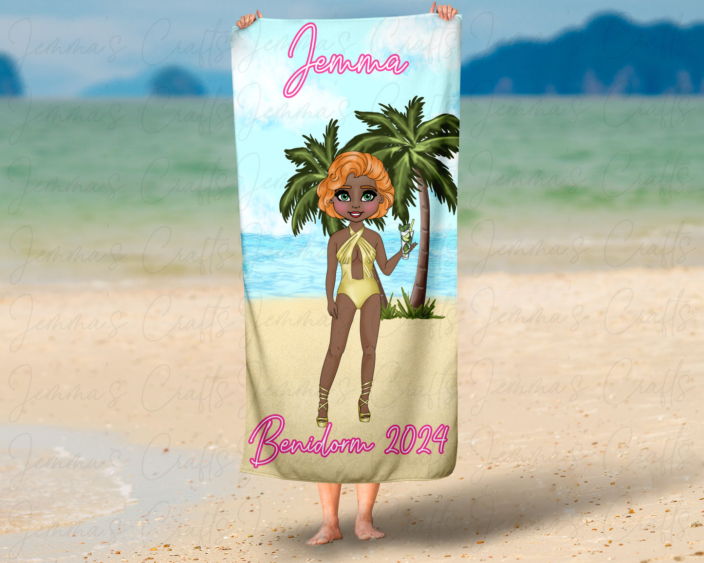 Personalised Beach / Pool Towel