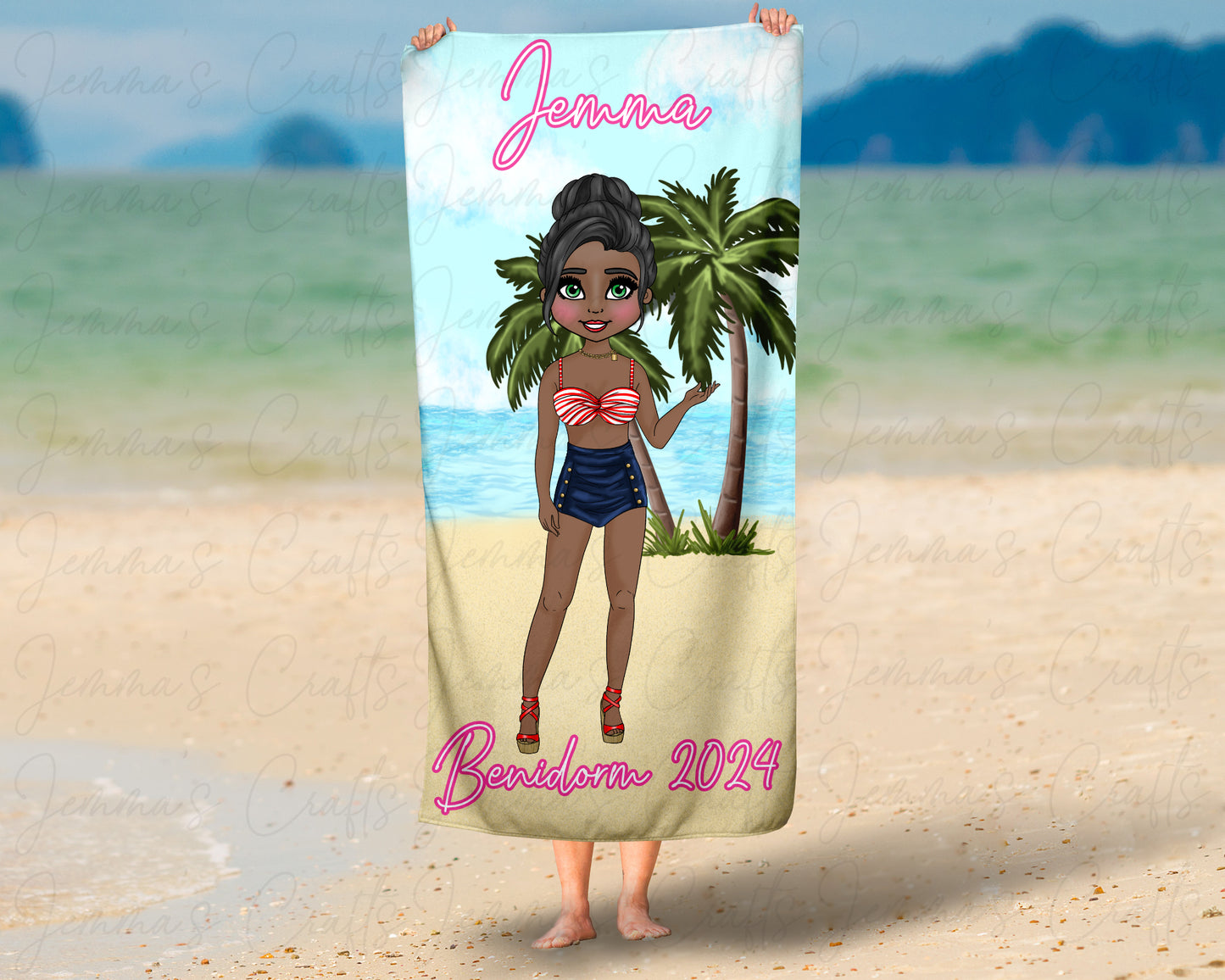 Personalised Beach / Pool Towel