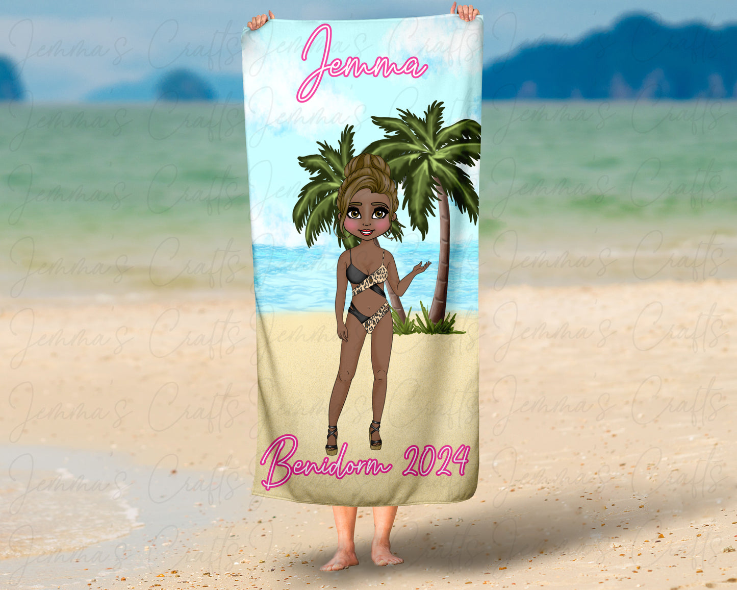 Personalised Beach / Pool Towel