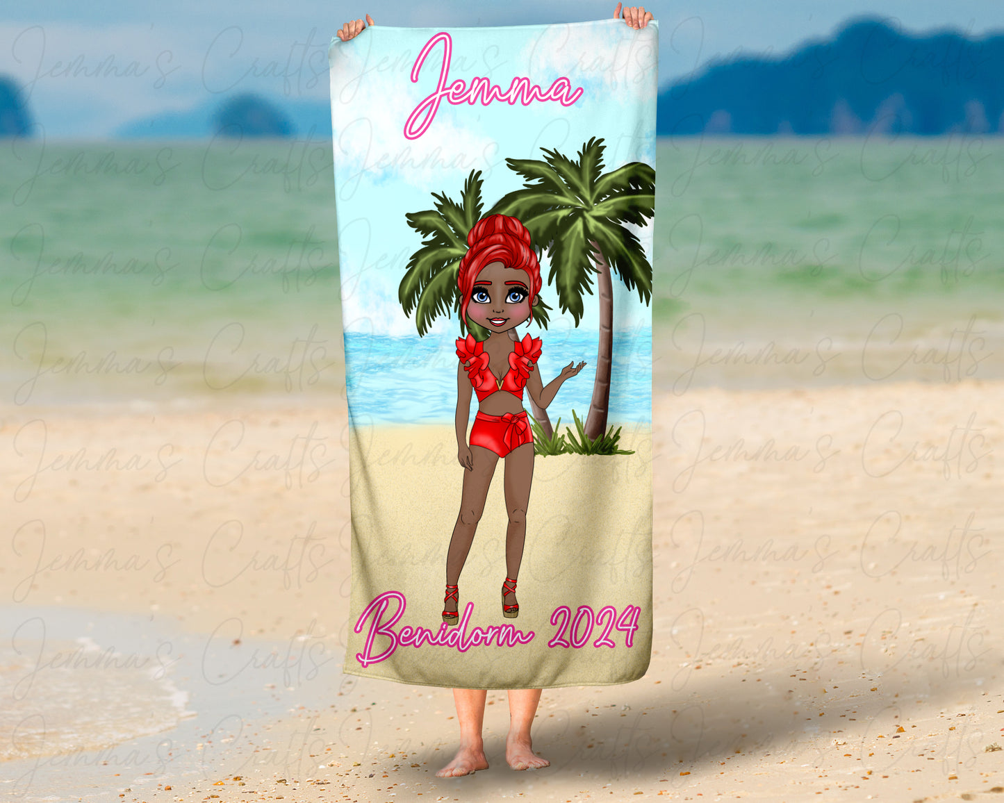 Personalised Beach / Pool Towel