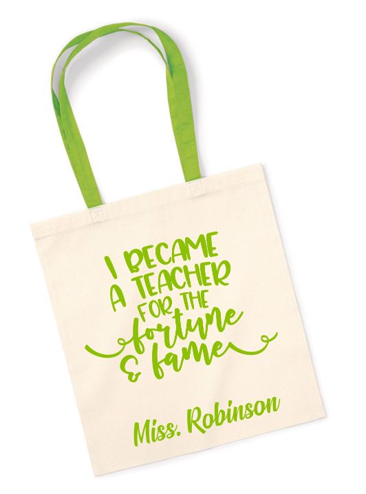Teacher Tote Bag