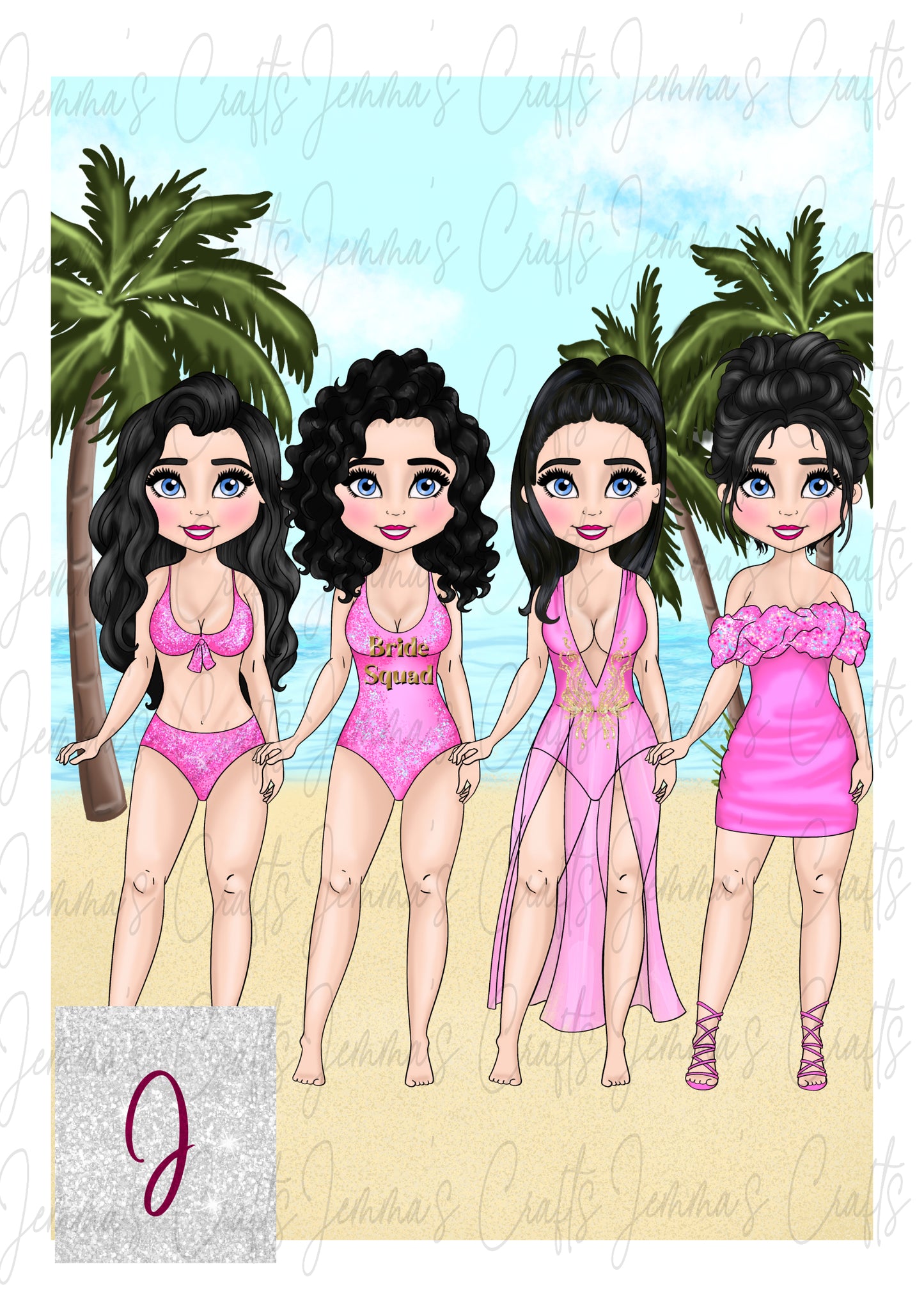 BRIDAL BEACH SQUAD - PINK