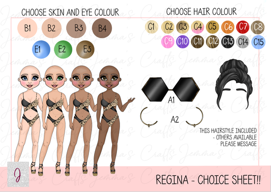 REGINA - LEOPARD PRINT CHARACTER
