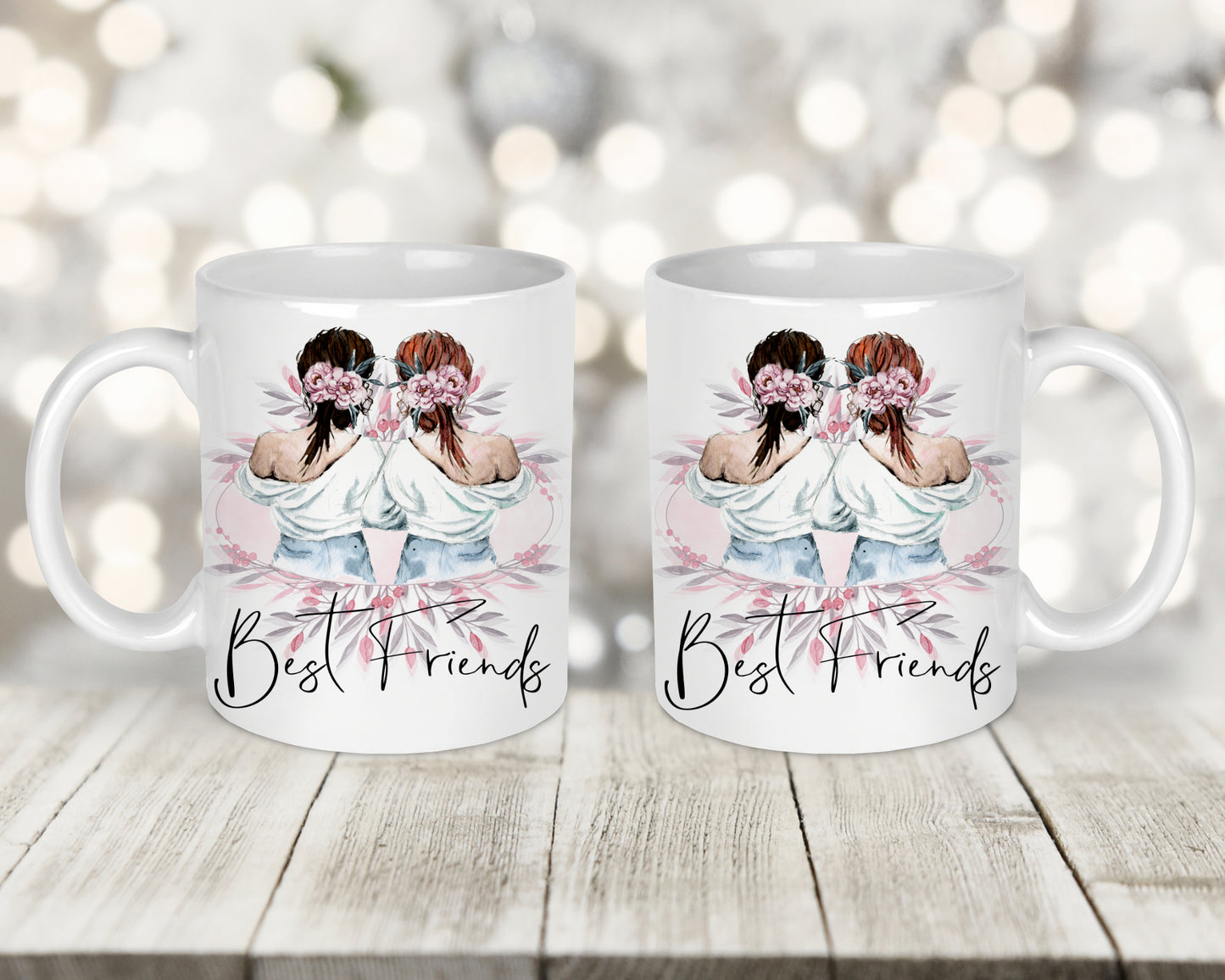 Best Friends Printed Mug