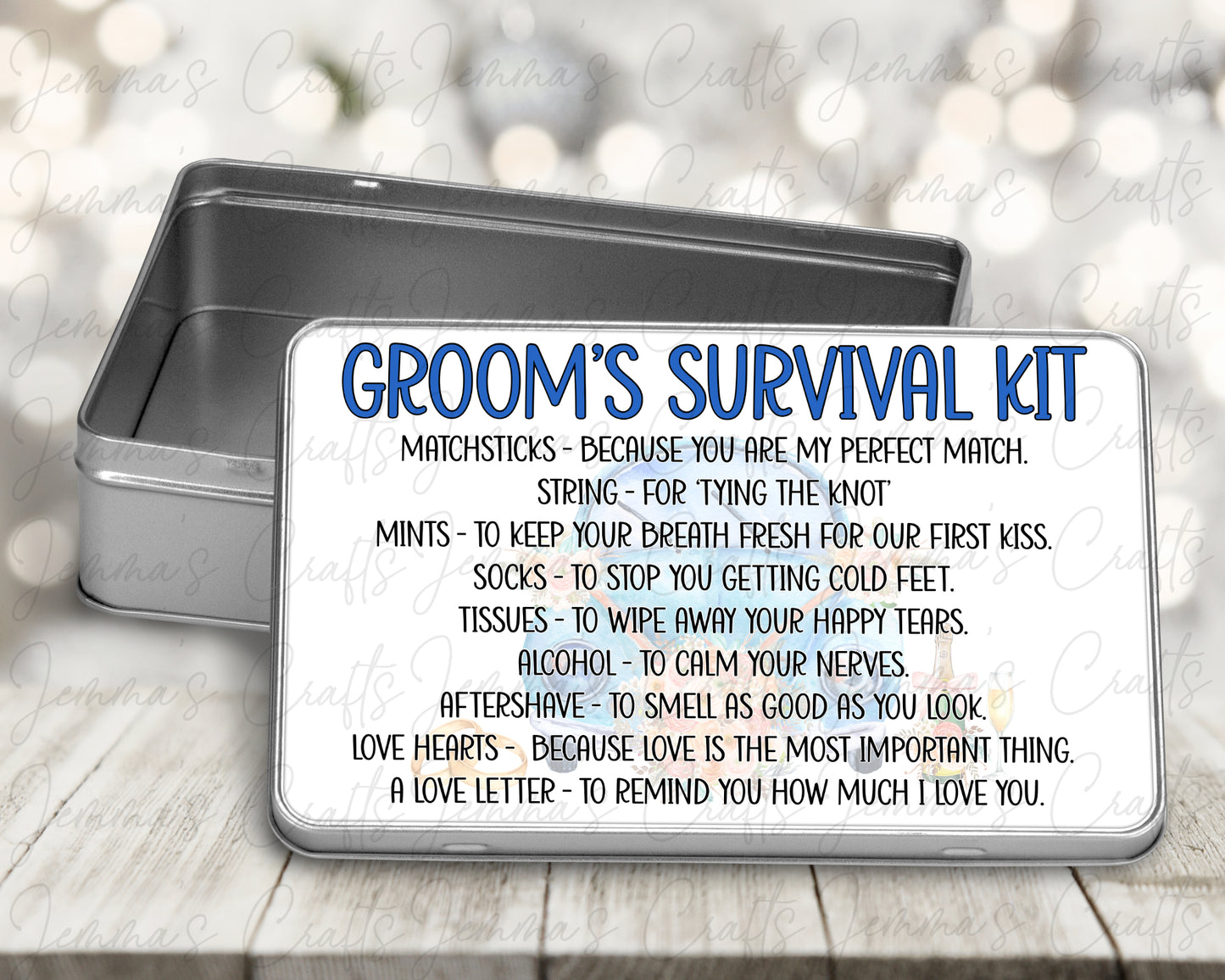 Groom Survival Kit