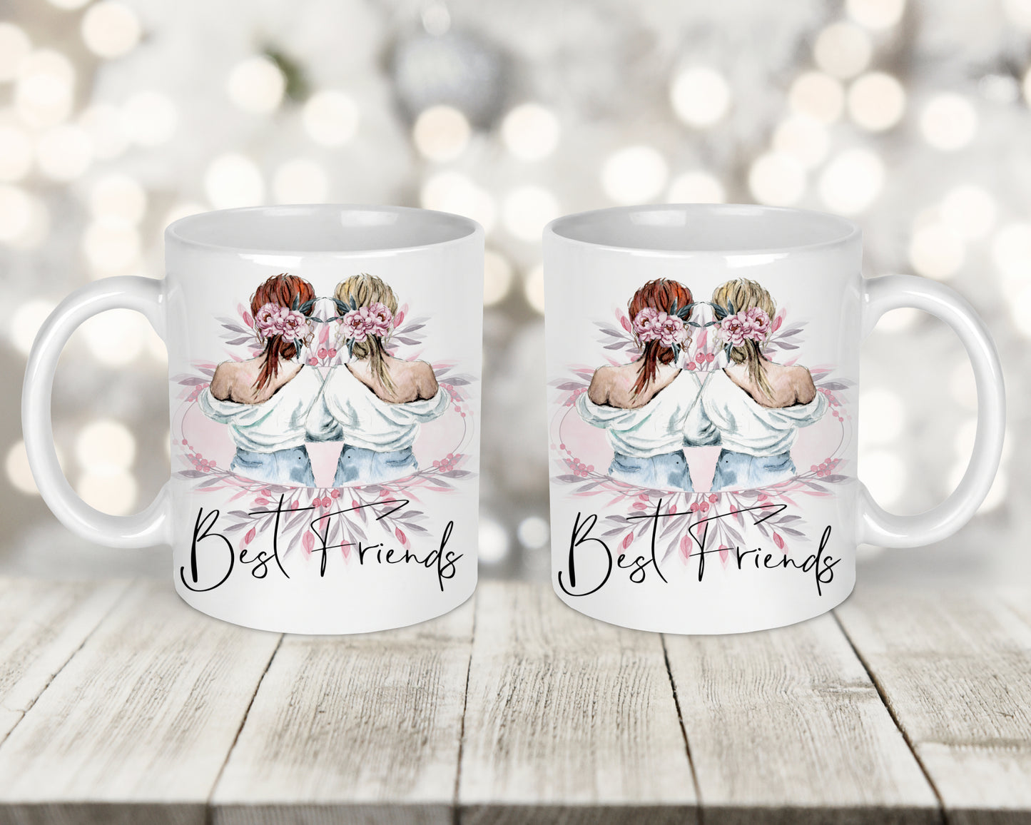 Best Friends Printed Mug