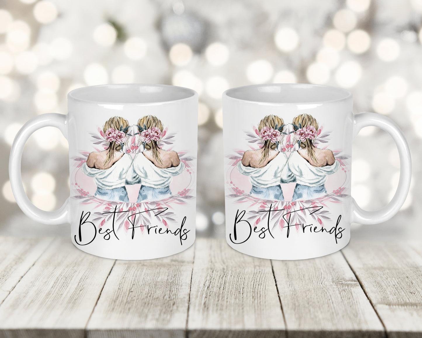 Best Friends Printed Mug