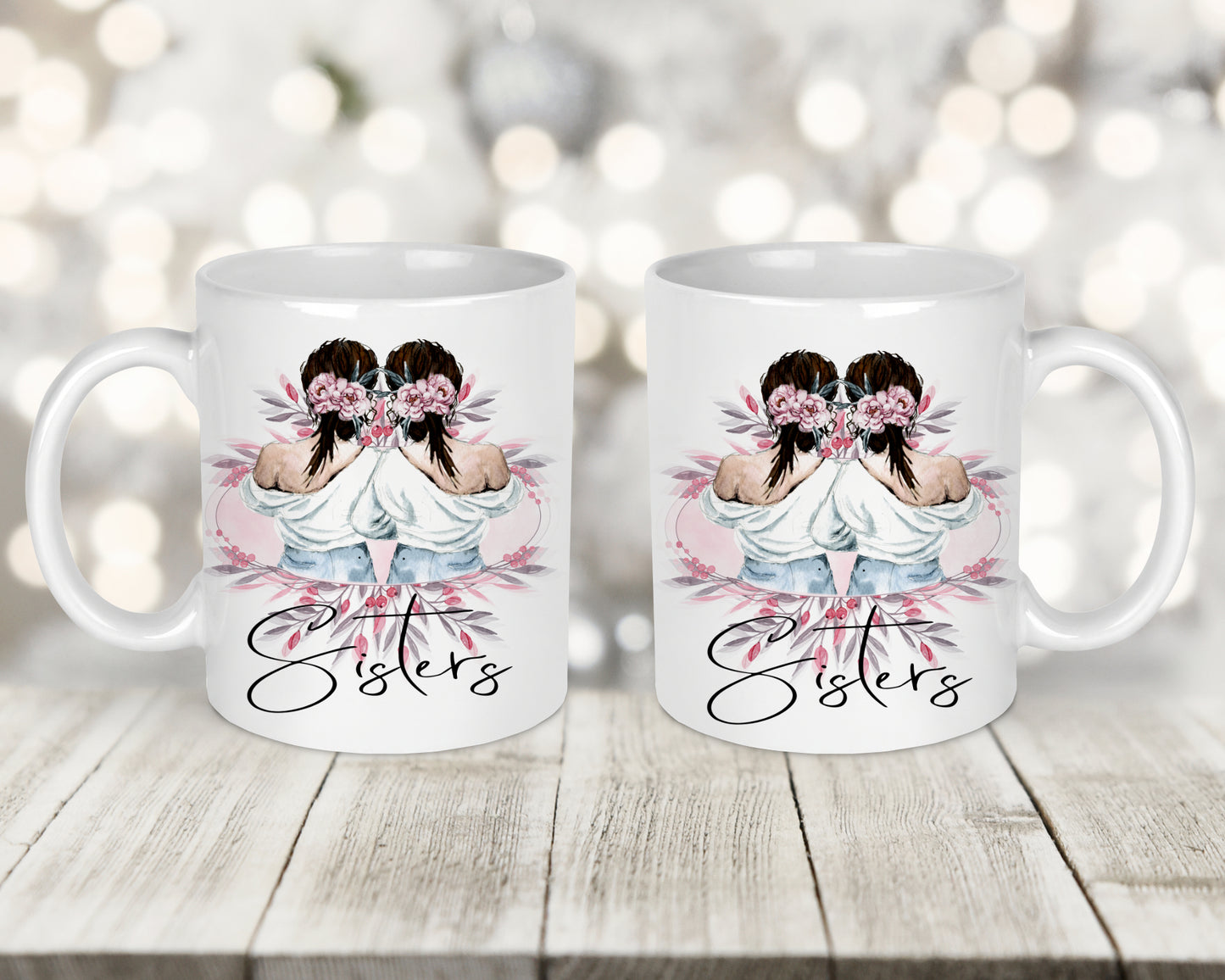 Sisters Printed Mug