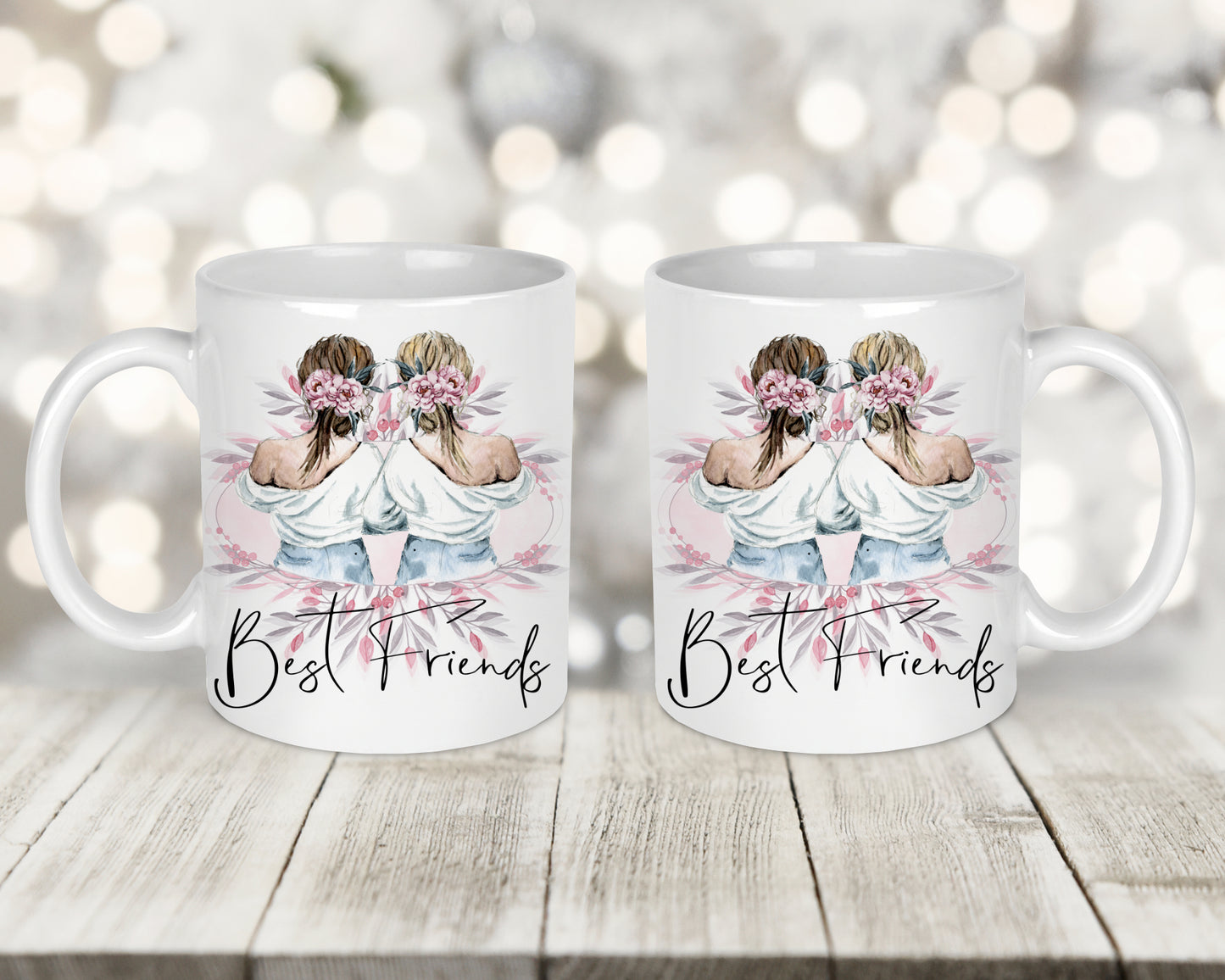 Best Friends Printed Mug