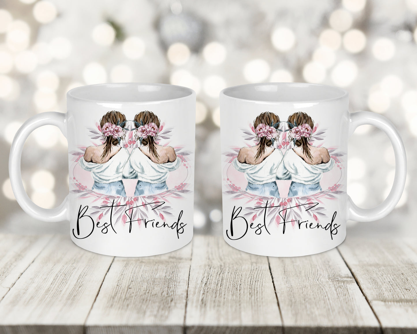 Best Friends Printed Mug