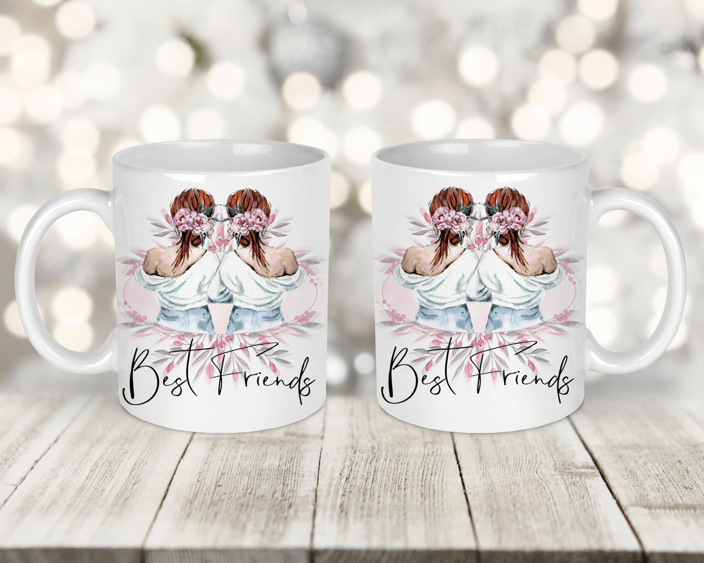 Best Friends Printed Mug