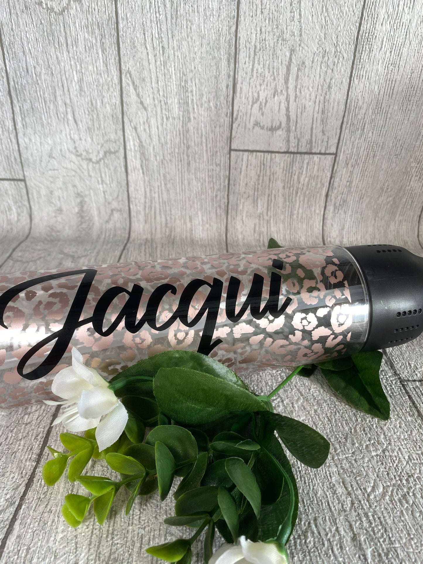 Personalised Leopard Print Bottle