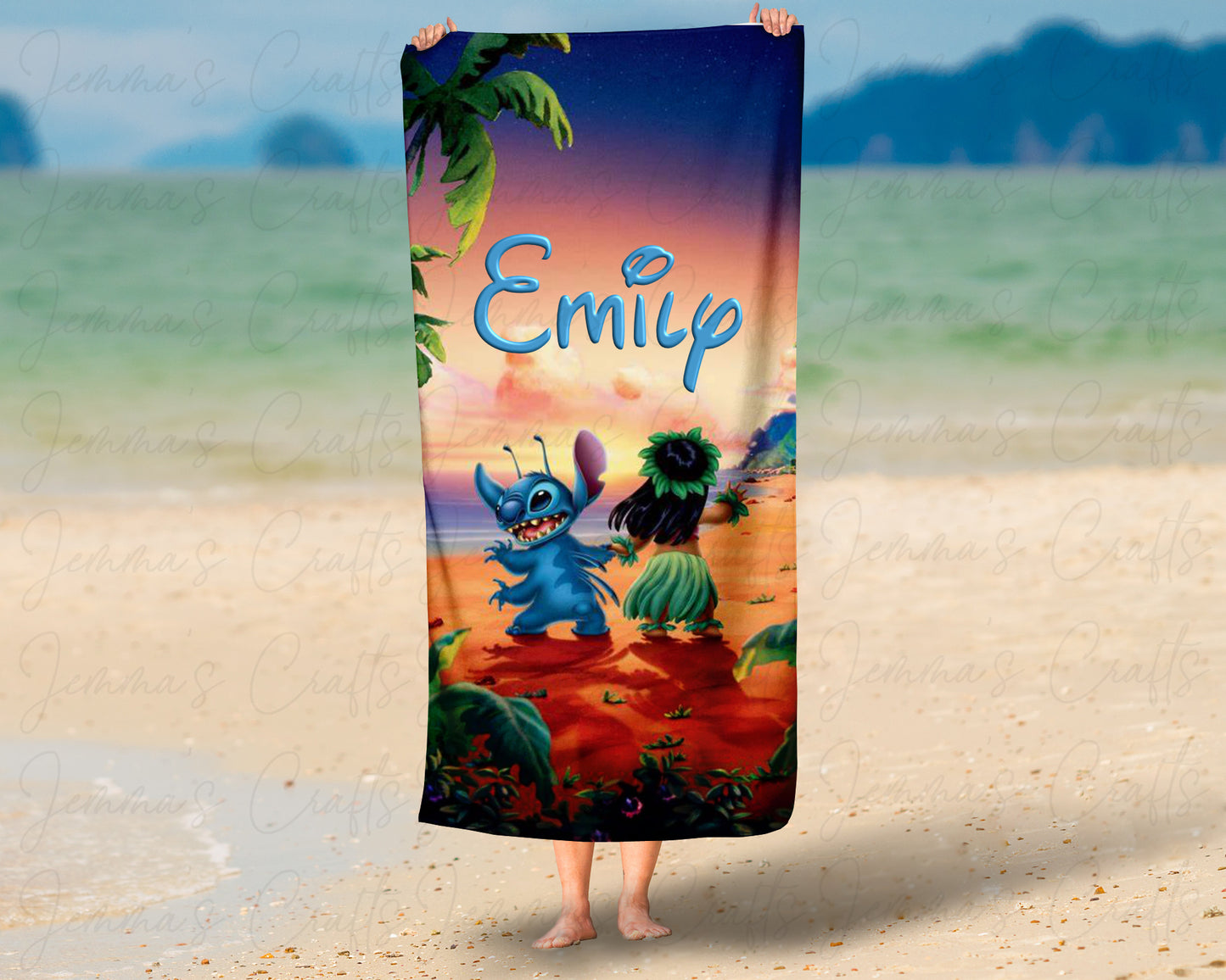 PERSONALISED BEACH TOWEL