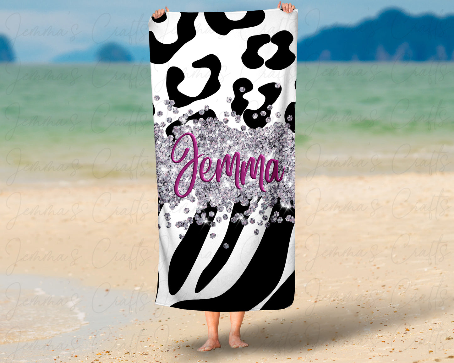 PERSONALISED BEACH TOWEL