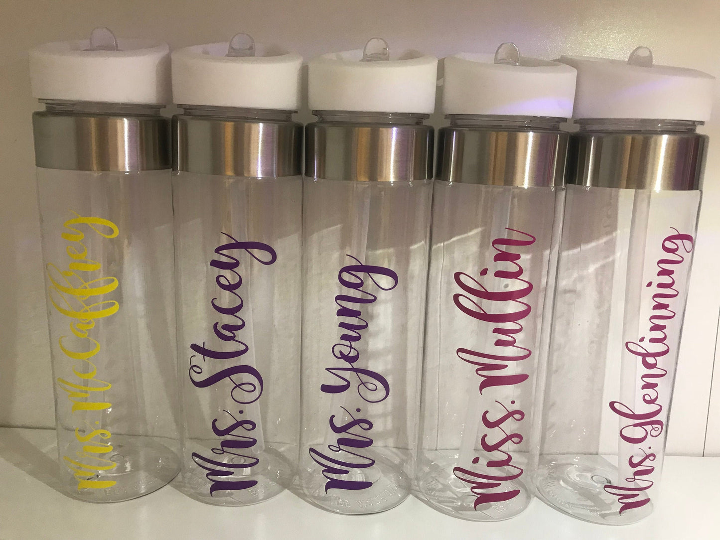 Personalised Teacher Water Bottles