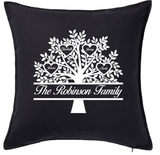 Family Tree Printed Cushion