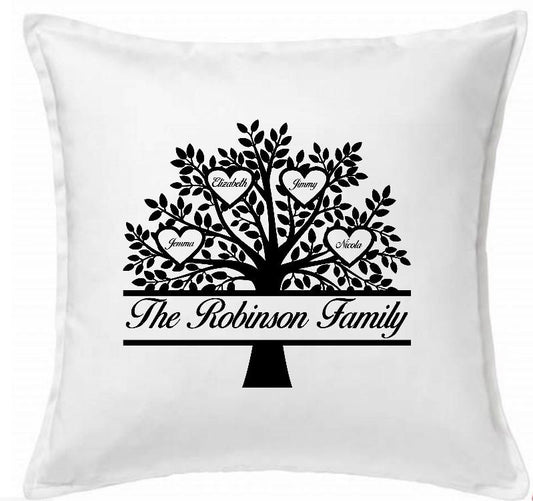Family Tree Printed Cushion Cover