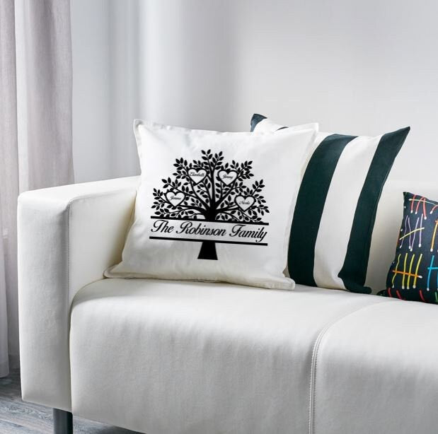 Family Tree Printed Cushion Cover