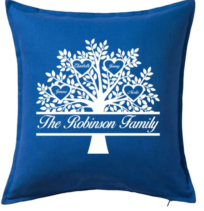 Family Tree Printed Cushion Cover