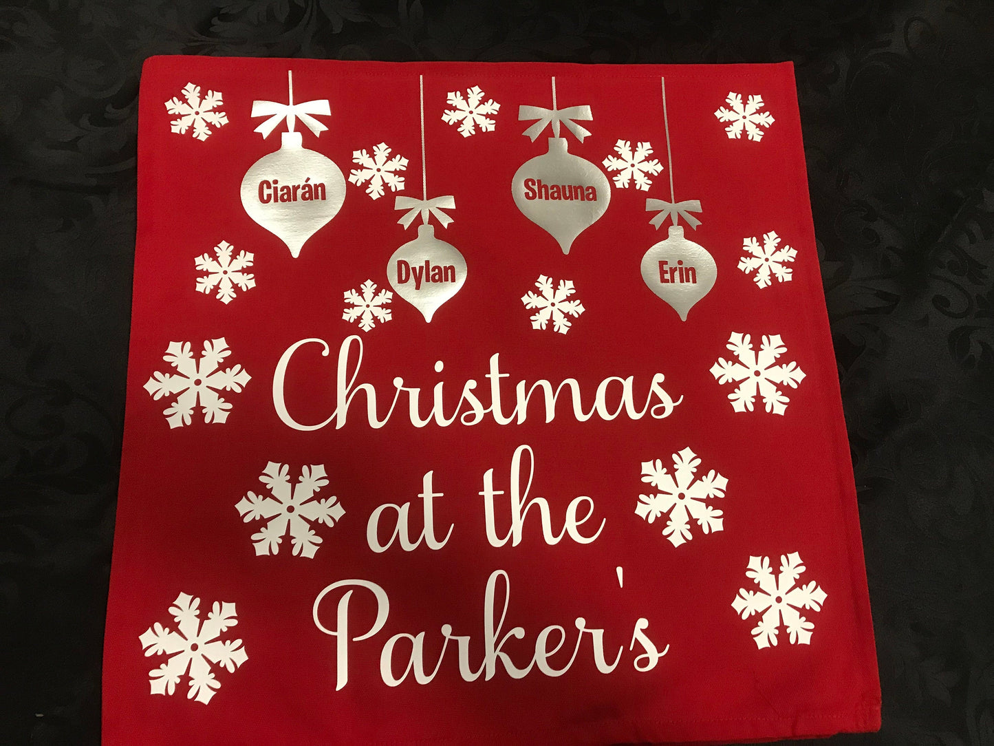 Christmas Personalised Family Cushions