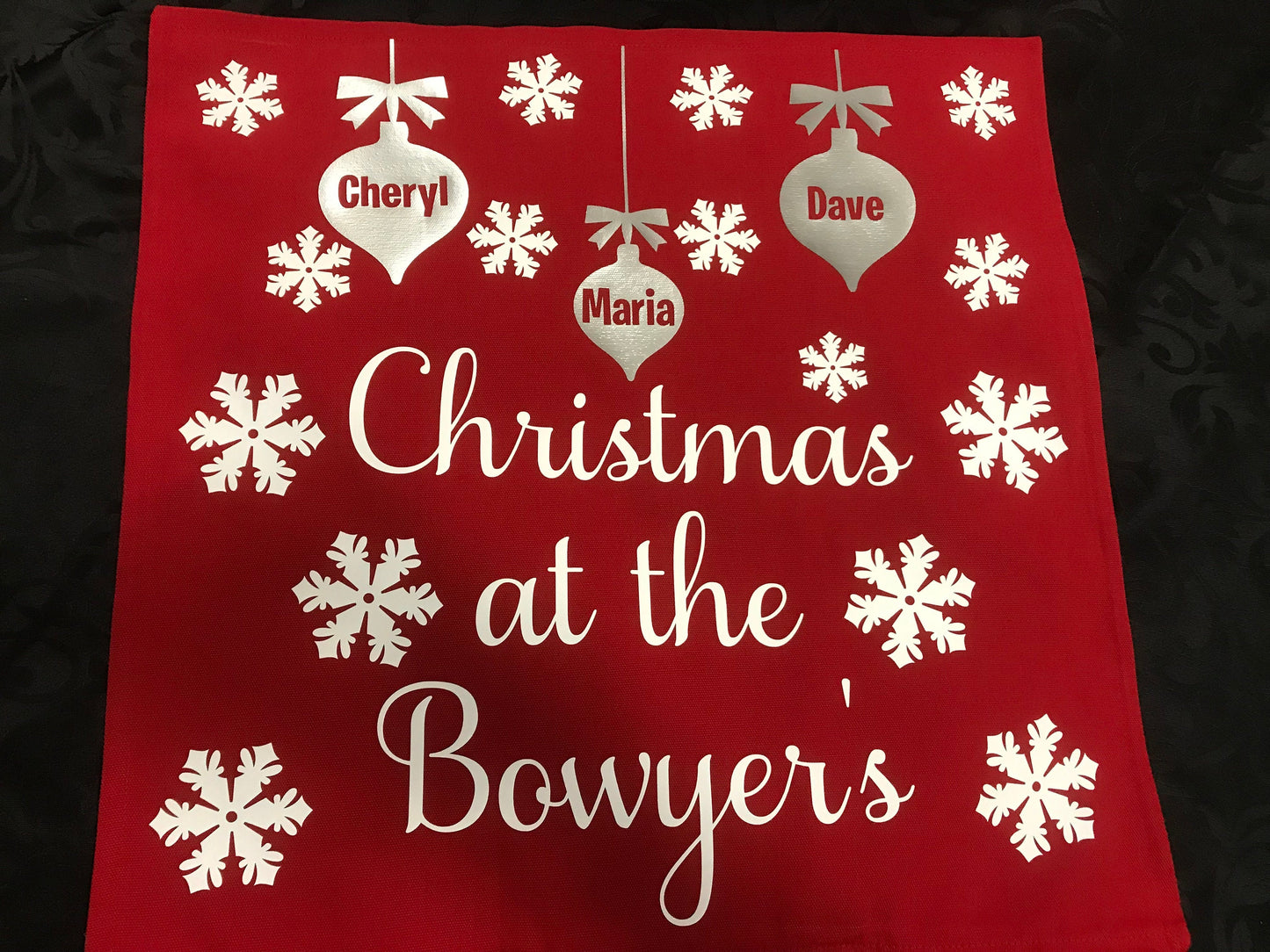 Christmas Personalised Family Cushions