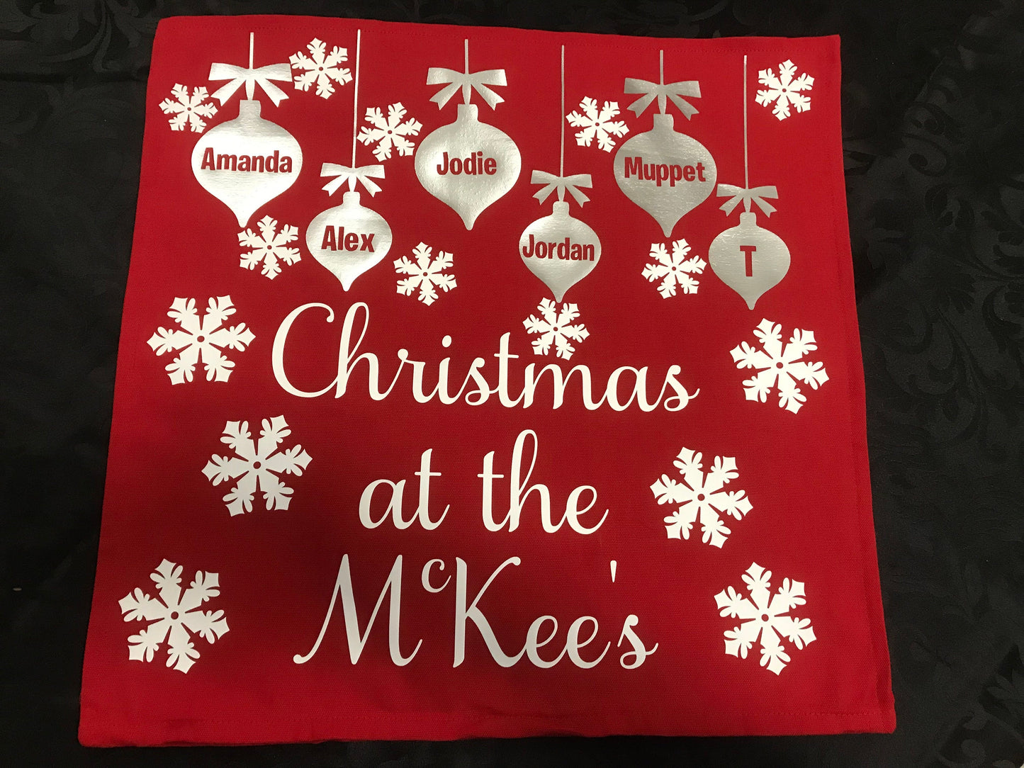 Christmas Personalised Family Cushions