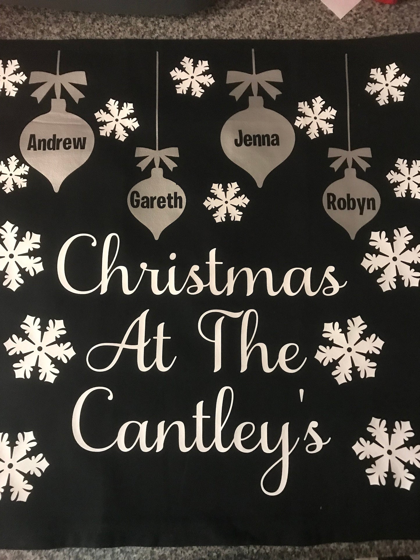Chirstmas Personalised Family Cushions