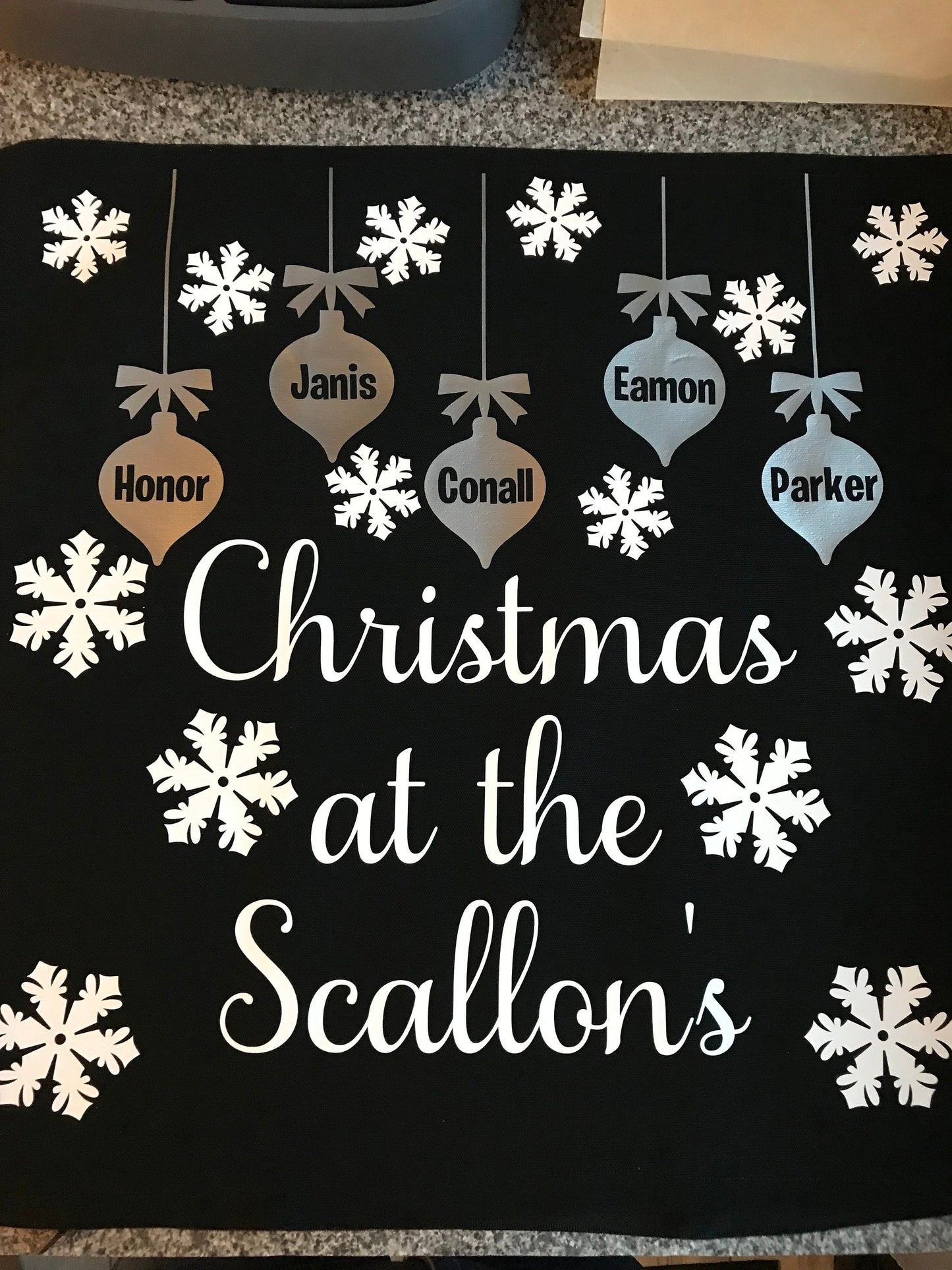 Chirstmas Personalised Family Cushions