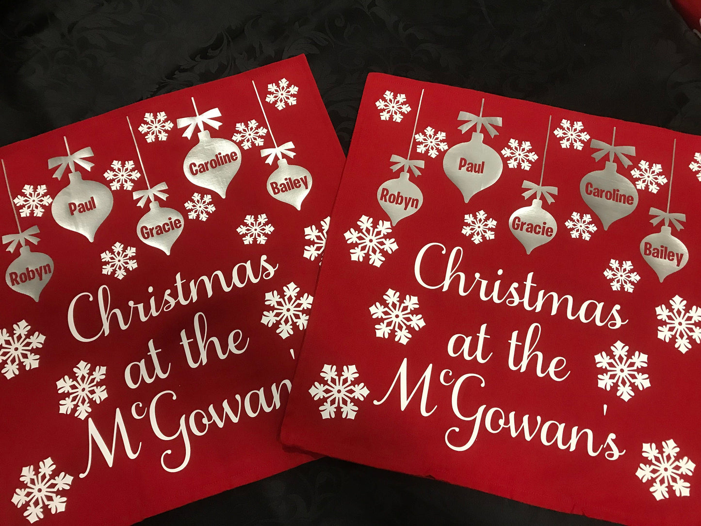 Christmas Personalised Family Cushions