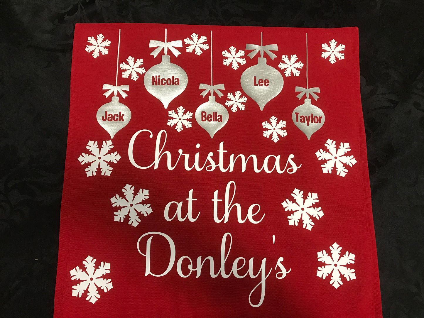 Christmas Personalised Family Cushions
