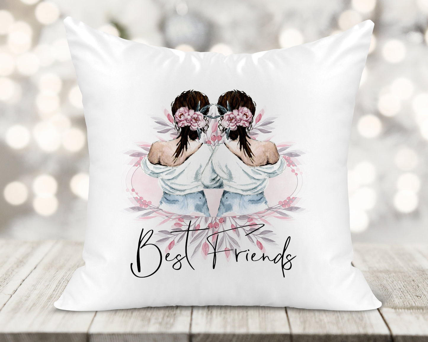 Best Friends Printed Cushion