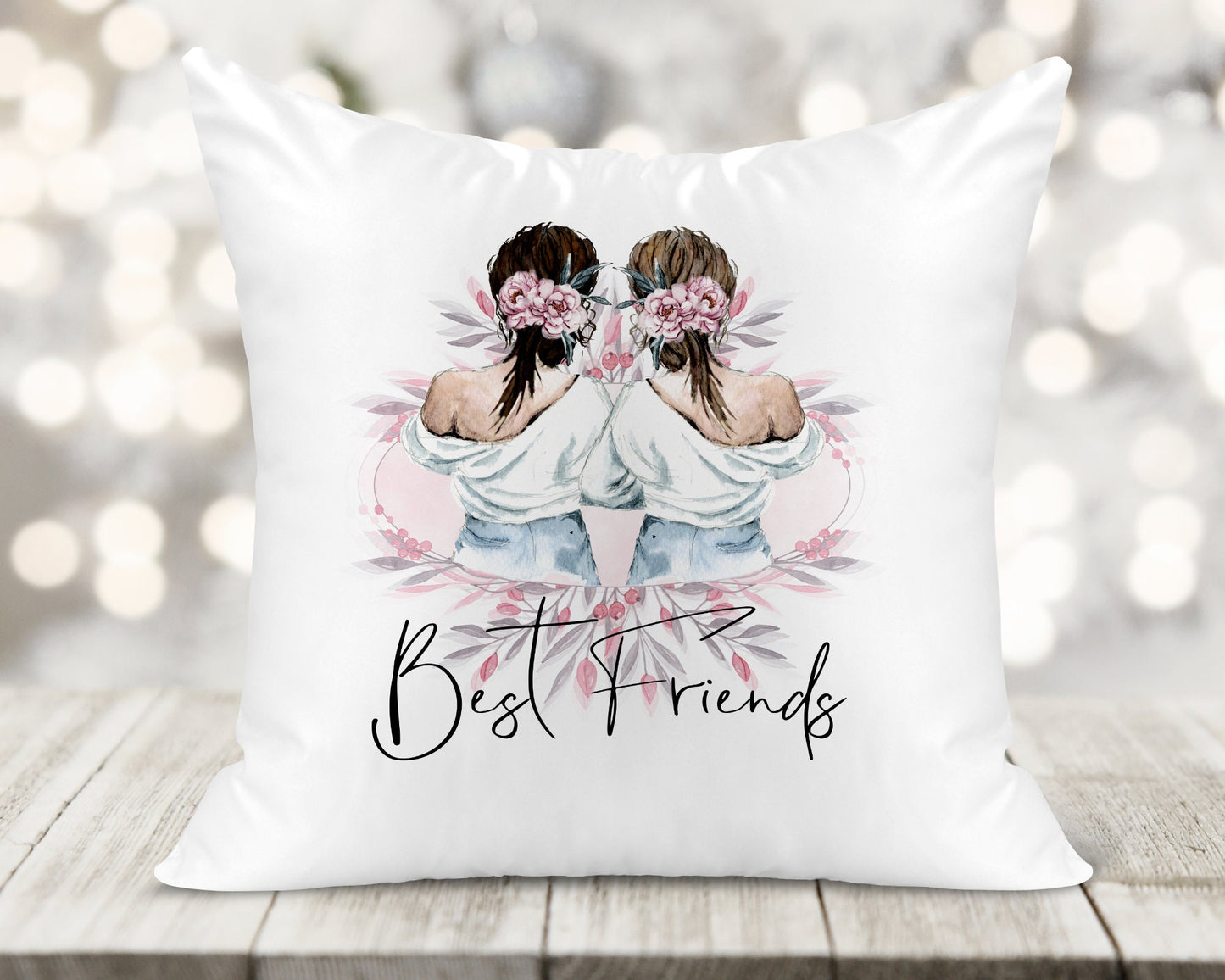 Best Friends Printed Cushion