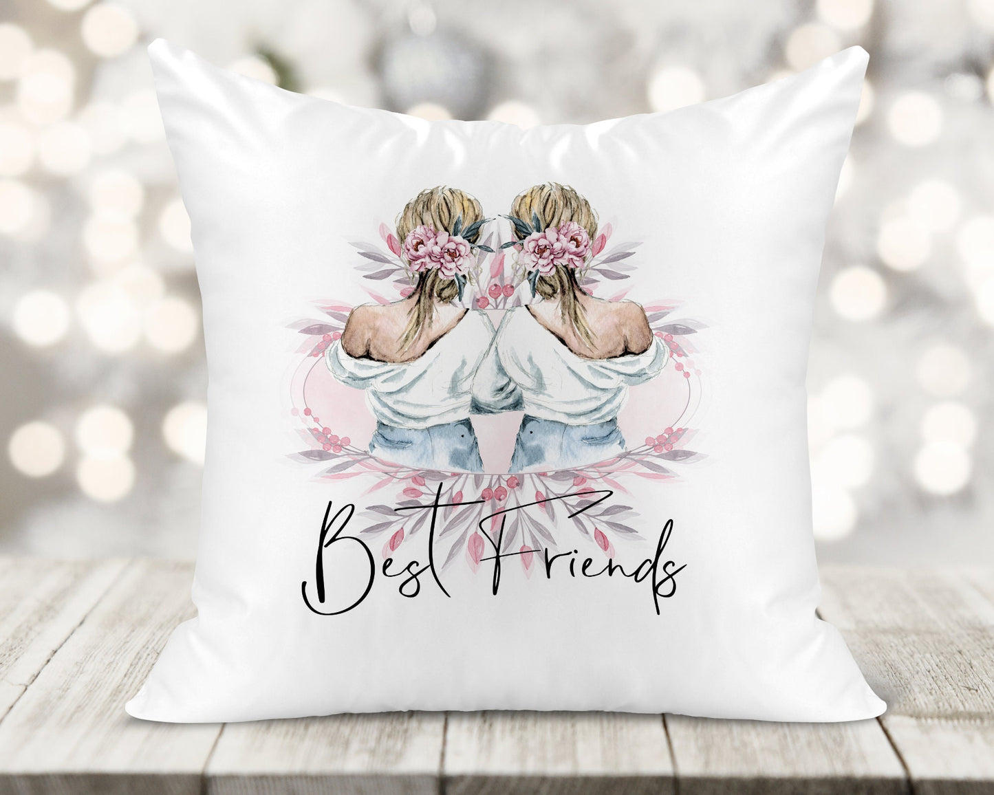 Best Friends Printed Cushion