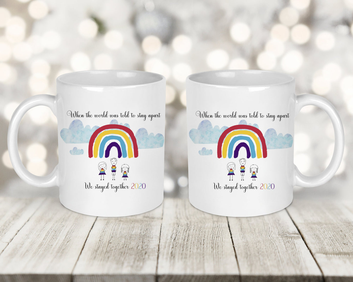 Rainbow Family Printed Mug