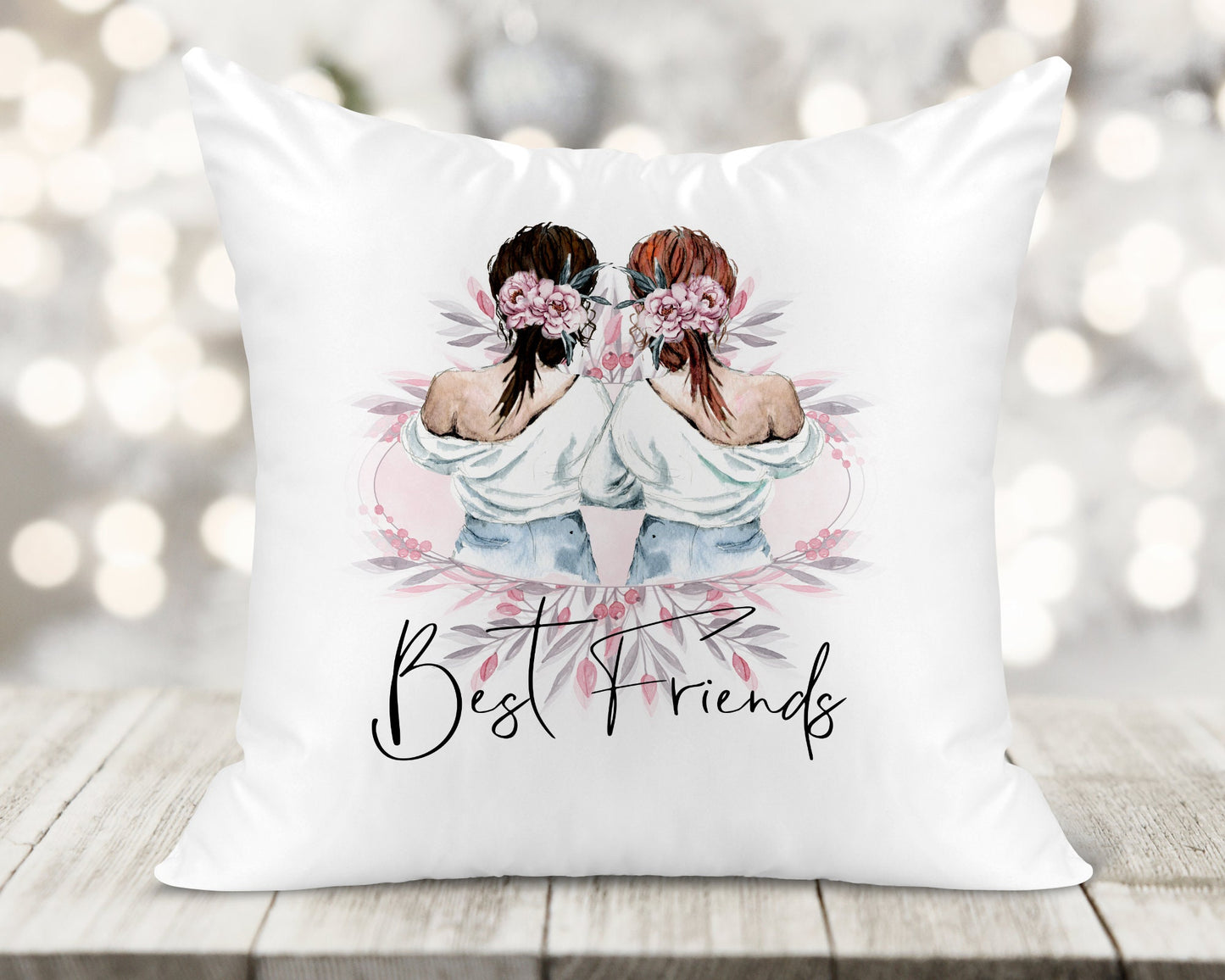 Best Friends Printed Cushion
