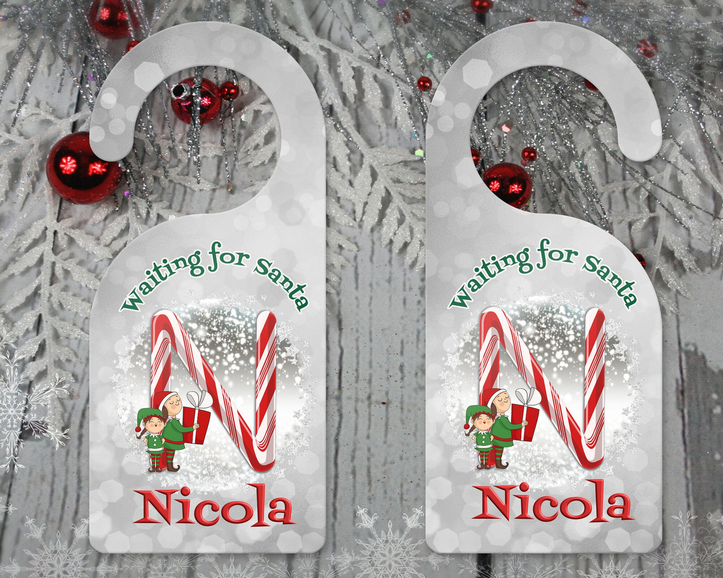 CANDY CANE COLLECTION - Christmas Door Sign