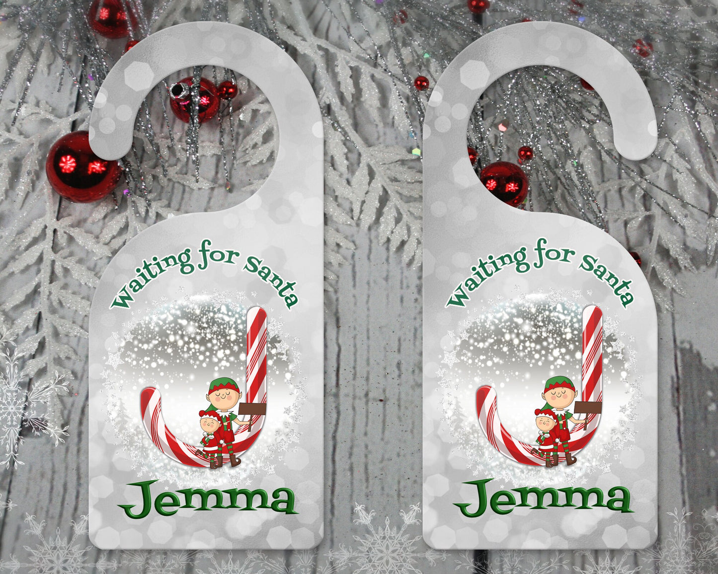 CANDY CANE COLLECTION - Christmas Door Sign